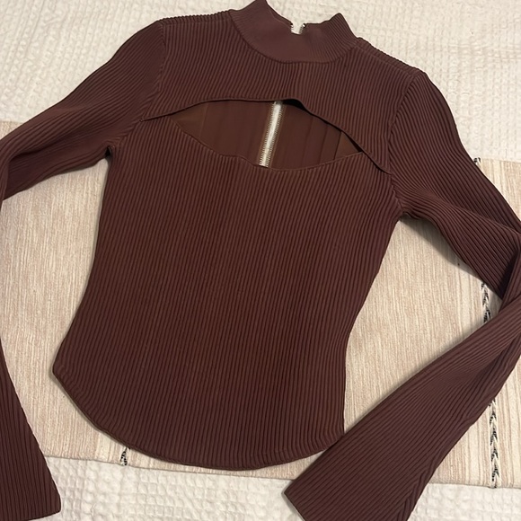 House of CB Georgina Cocoa Knitted Corset - Picture 5 of 11